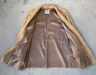 Leather By New England 50s 60s Women   s Light Brown Suede Leather Jacket Size L