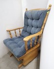 Blue Cushions Only - For A Glider Rocking Chair