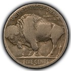 1913-s Ty-2 5c Indian Head Buffalo Nickel - Type 2 - Good Key Date - Sku-z5986