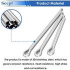 120pcs Cotter Pins 304 Stainless Steel Cotter Pins Assortment Kit Tractor Pin