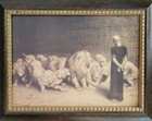 Rare Robert Spooner Galerie Daniel In The Lion s Den Briton Riviere Framed Print
