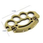 Heavy Duty Metal Two Card Rubber Band Outdoor Hunting Slingshot 6 1 4 Inches