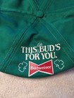 Vintage Rare Budweiser Cap This Mcbuds For You Hat Green St  Patrick   s Day Irish