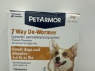 3 Boxes  Pet-armor 7-way De-wormer Chewables For Small Dogs   Puppies Exp 7 26