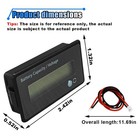 12v 24v 36v 48v Car Battery Meter  Lead-acid Lithium-ion Battery Capacity Vol   