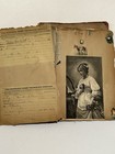 Antique Scrapbook Late 1800   s Victorian Die Cut Newspaper Clippings