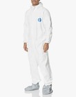 Pack Of 5 -dupont Tyvek Coverall With Attached Boots And Hood M  L  Xl  2xl  3xl