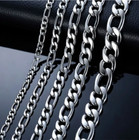 925 Sterling Silver Figaro Cuban Chain Necklace