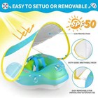 Swimbobo Baby Swim Float Inflatable Infant Pool Floating Ring With Sun Protectio