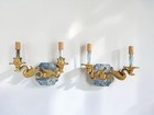 Vintage Empire French Swan Gilded Bronze Sconce Wall Lights Mariner Luxury Spain