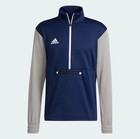 Adidas Men Team Issue Half-zip Sweatshirt Big   Tall Size 4xl Blue New