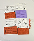 Stampin Up  Unmounted Stamps From Blocks Lot Of 4 Stamps Different Themes