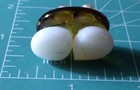 Rare Vintage 1975 Handmade Pet Rock Collectible Toy Faux Amber Resin