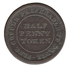 1813 Canada Nova Scotia Half Penny Token