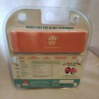 Ems For Kids Baby Earmuffs Infant Hearing Protection White With Coral white Band