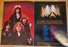 Girlschool    Hit And Run   Tour Program  Autographed   2 Ticket Stubs 4 21 1982