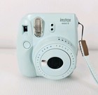 Fujifilm Instax Mini 9 Instant Film Camera Blue W Strap