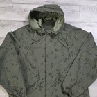 Vintage 80 s Us Military Desert Green Night Camouflage Parka Long Fishtale Sz M