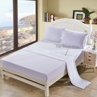 White Queen 300tc Luxury Flat Sheet Single - 100  Egyptian Cotton Hotel Quality