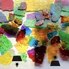 Safety tempered Broken Mirror Glass Mosaic Tiles For Hand Crafts Pieces Material