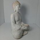 Large Vtg 12  Ceramic Siddhartha Gautama Buddha Tealight Statue La Casa Bella
