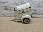 1950   s Vintage Tonka Farms Horse Trailer Pressed Steel Toy