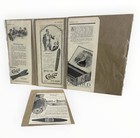 Vintage Cigar Magazine Ads Lot Of 4 Framed Art Pages 1910s-1920s Tobacco