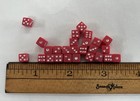 Vintage Gumball Charms  Cracker Jack Prize Red Miniature Dice 