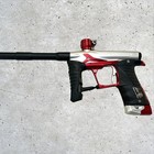 Used Planet Eclipse Geo 3 1 Paintball Marker Gun W   Tmg Soft Case - Silver red