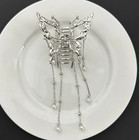 1pc Silver Butterfly Hair Claw Clip Cute Hair Accessories Women For Women Girls