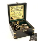 J  Scott London-brass Ship Sextant With Wooden Box-astrolabe Nautical Working