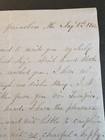 Aug 1 1862 Personal Letter To Brother From John H  Parrish Greensboro  Alabama 