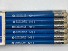 Vtg Chrysler Corporation Pkg 12 No  1 Pencils Blue-made In Usa New Unsharpened