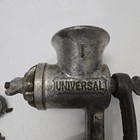 Vtg Universal No  1 Meat Grinder Wooden Handle Pork Beef Sausage Made In Usa