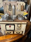 Vintage Tin Stove 13 Pcs 