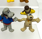 Lot Of 8  1980 s Tonka Pound Puppies Figurines 2 5  Pvc Bakerville Violet Cooler