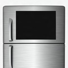 Magnetic Dry Erase Black Board Sheet For Fridge 17x12 With 4 Chalk Markers New