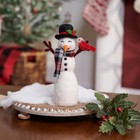 Primitives By Kathy Felt Snowman W Cardinal Critter Christmas Holiday Mouse Gift