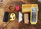 Wood Scraper Tinder Maker Fire Starter Kit Comes With Fatwood And Charcloth