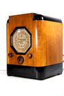 Vintage 1930s Old Stromberg Carlson Radio Antique Art Deco Allwave Selector