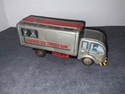 Vintage Hayashi Japan Tin Friction Toy Armored Car Savings Bank  