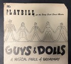 Vintage 1951    guys And Dolls    Broadway Playbill  
