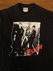 Vintage The Clash Tshirt Adult M Hanes Heavyweight White Riot Distressed Black