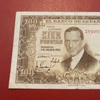 Spain- 100 Pesetas- 1953