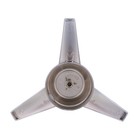 United Pacific 10722 Chrome 3 Extra Large Straight Bar One Spinner Only - 1 Unit