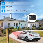 Solar Driveway Alarm Wireless 1800ft Outdoor Motion Sensor Detector Alert System