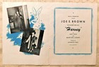 Vintage Original 1945-46 Playbill Program -  harvey  - Joe E  Brown Autograph 