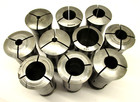 As-is  10 Assorted Hardinge 16c Collets - Modified Or Damaged 