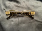 Versace Mod 1175-b 1002 Gold tortoise Shell Square Eyeglass Frames 53-17-135