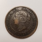 1859 1c Canada Large Cent - Vf xf Dets - Km1 - Q5132